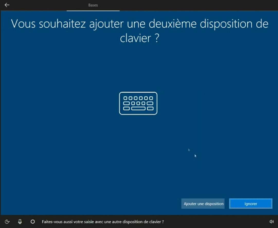 Ecran de configuration Windows, crédits : SebY1 Tuto PC